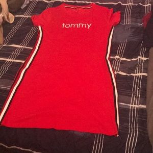 A Tommy red dress
